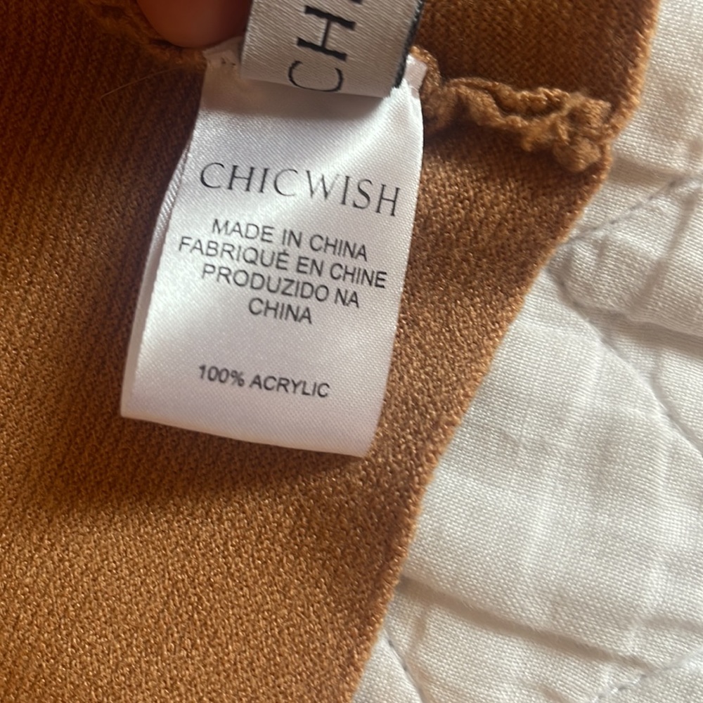 Chicwish Basic Rib Knit Drape Neck Cardigan - image 5